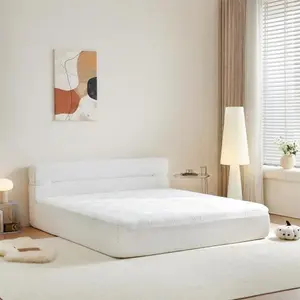【Bellemave】All in One  Mattress & Bed Frame 15 Inch Size Mattresses in a Box with Cool Fabric, Pressure Relief, Motion Isolation No Assembly Required for Living Room Apartment Bedroom Dormitory