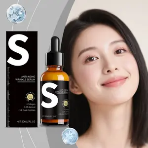 S Anti-Aging Wrinkle Serum (30ml) - Collagen Retinol Hyaluronic Acid for Smoother Skin