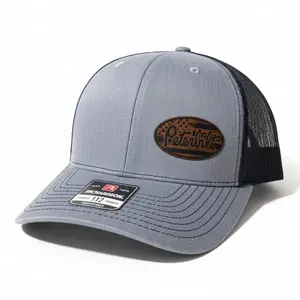 Peterbilt Trucker Hat: Laser Cut Patch, Richardson 112 Snapback