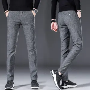 Men's Smart Trousers Stretch Slim Fit