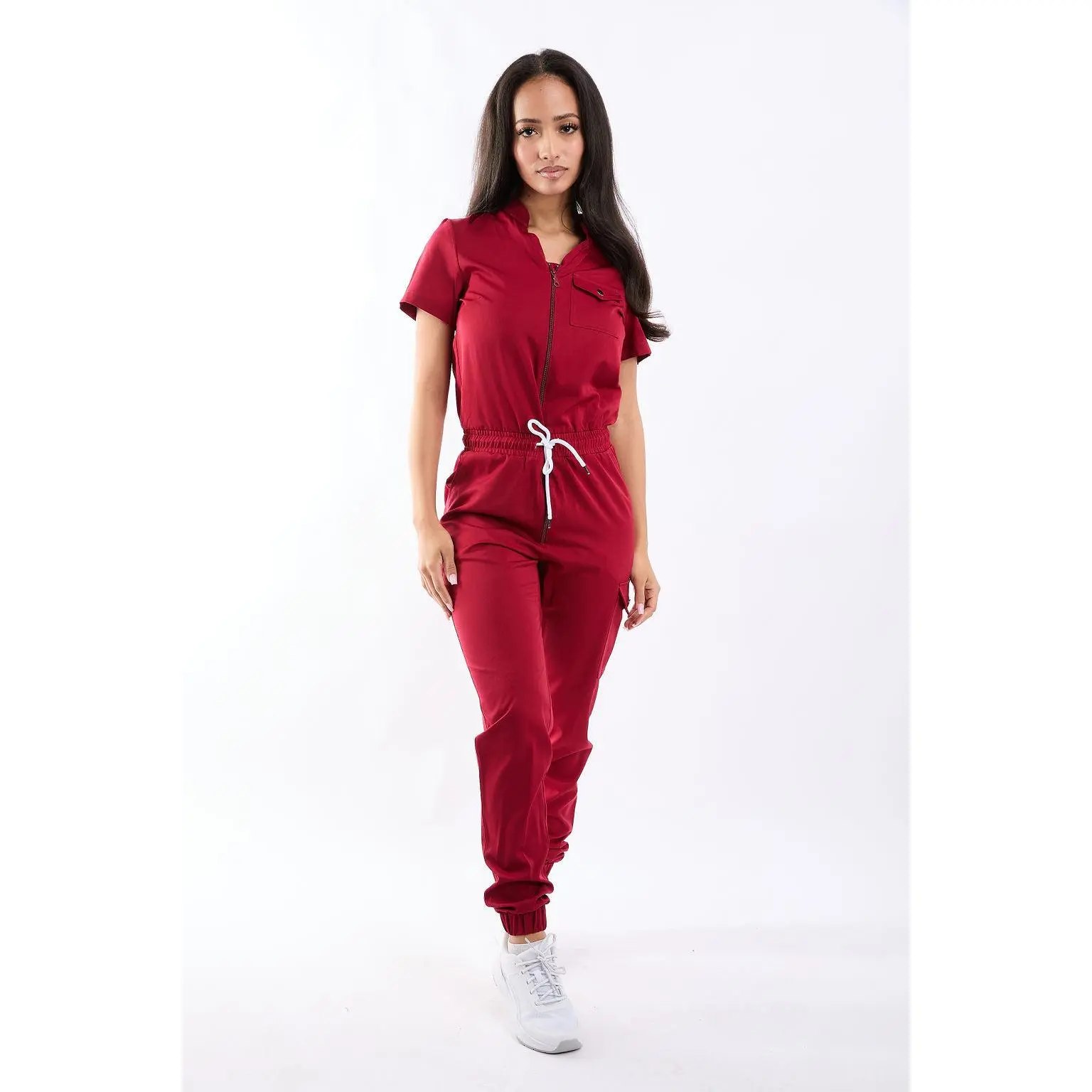 Leona Six Pocket Jumpsuit Scrub
