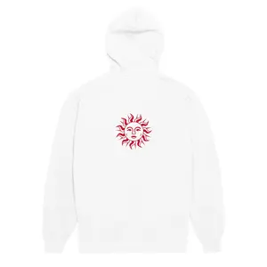 Unisex garment-dyed hoodie