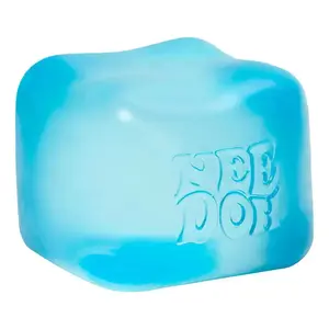 Cube Fidget Toy - Soft Squishy Satisfying Squeeze Toy in Assorted Colors - ADHD Gifts for Women, Teen Girl Gifts - Collectible Sensory Item for Ages 3+
