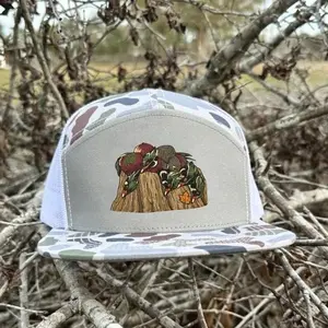 Wood Duck Camo Trucker Hat Embroidered Duck Hunting Snapback Cap, Waterfowl Hunter Mesh Hat, Outdoor Gift Gift For Him, Gift For Her