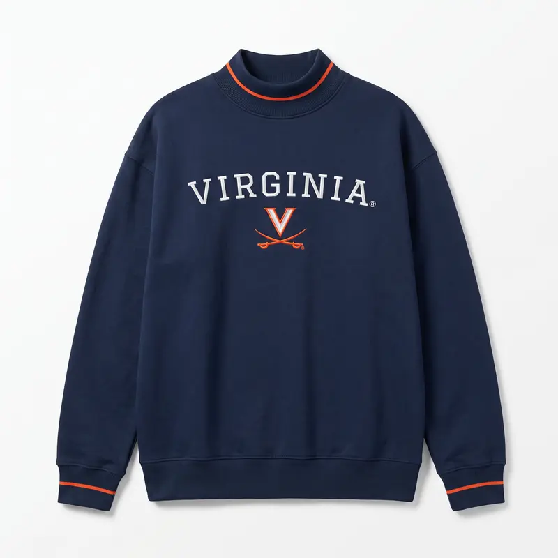 Oversized Embroidered College Gameday Mocknecks | Officially Licensed