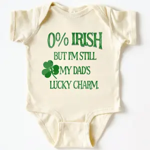 Lucky Charm Baby St. Patrick's Day Outfit, (100% Cotton) Baby Onesie, Cute Baby Outfit, Coming Home Outfit March, Baby 1st Saint Patty Day