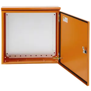 VEVOR Electrical Enclosure,  20"x20"x6", Tested to UL Standards NEMA 4 Outdoor Enclosure, IP65 Waterproof & Dustproof Cold-Rolled Carbon Steel Hinged Junction Box for Outdoor Indoor Use, with Rain H