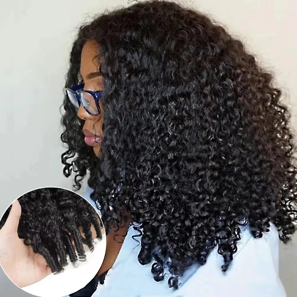 CORIIANA 250% 3 IN 1 Flip Over Half Wig Burmese Curly Glueless Wigs Human Hair For Black Women Cheap Full Machine Made Wig Beginner Friendly 200 Density