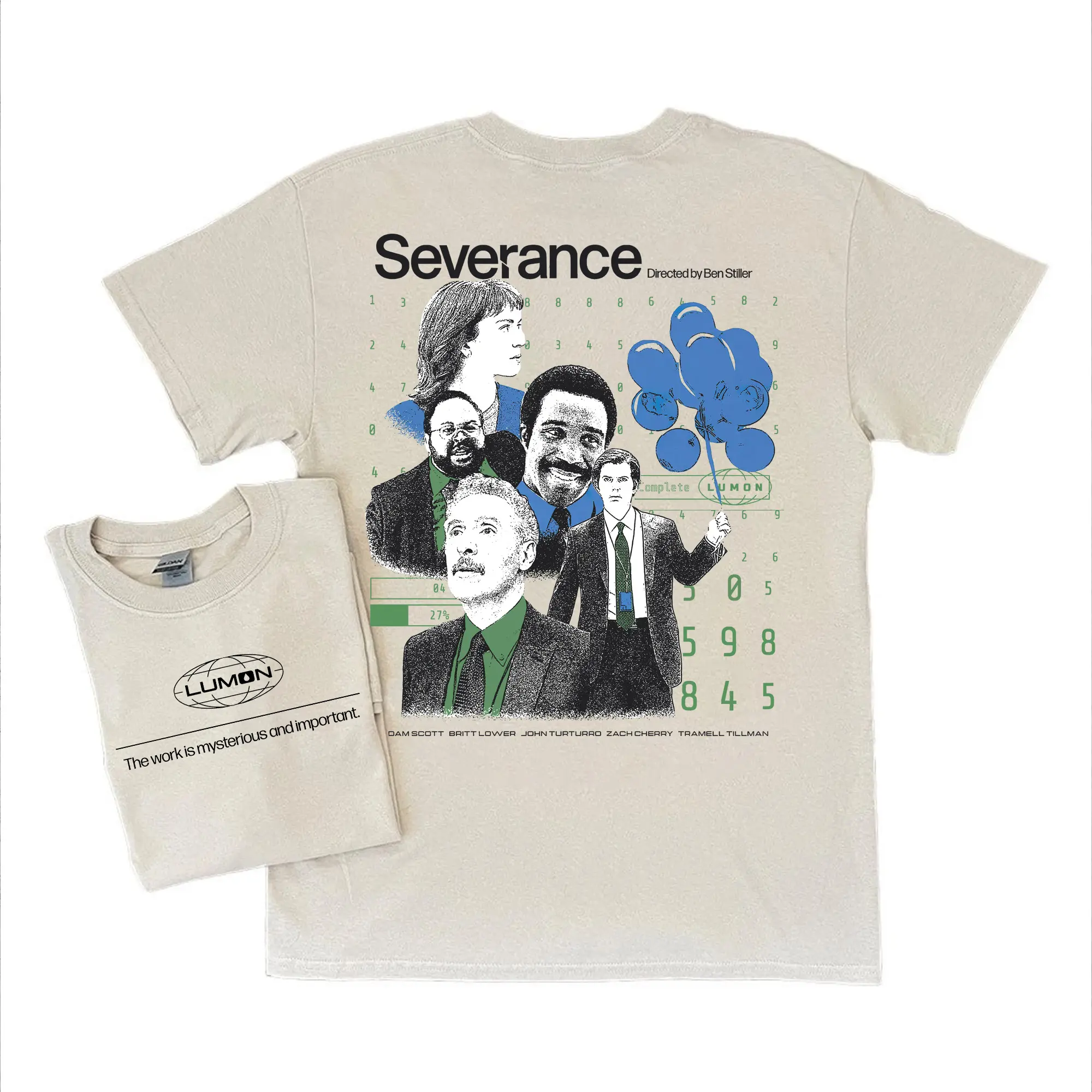 2 Sides The Work Is My Mysterious And Important Lumon T-Shirt, Sci-Fi Dystopia Tee, Severance TV Show Inspired Shirt,Employee Of the Month Shirt