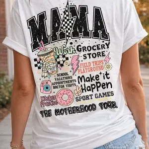 DTF Transfers MAMA make it happen when you order 7 DTF transfers in our Tik Tok shop you get 1 FREE