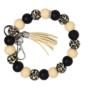 Cheetah Wristlet with tassel