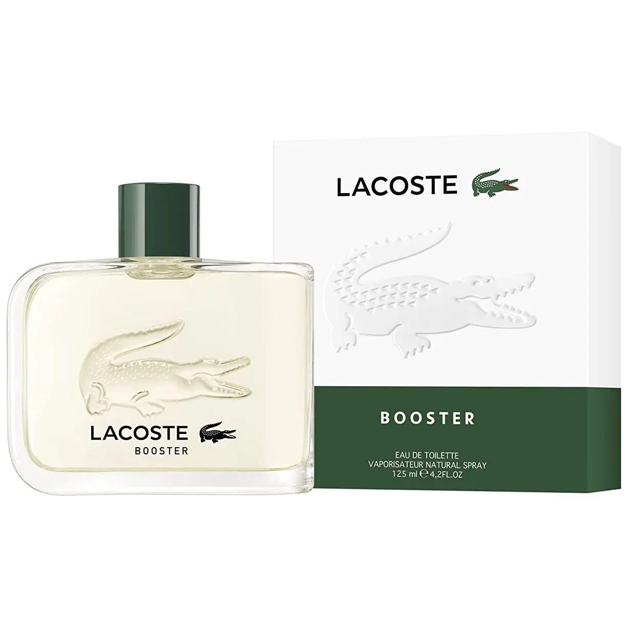 Lacoste Booster Men's EDP Perfume, 4.2 fl oz with Citrus, Mint, Orange Grape Notes - Minty, Orange-Flavored, Packaged New-in-Box Men's Fragrance, Minty Men's Fragrance, Orange-Flavored Men's Fragrance