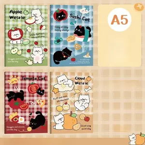 Cute Cartoon Notebook, Portable Soft Copybook, Student Reward Gift, Thick Lined Journal, Ideal for Notes and Rewards