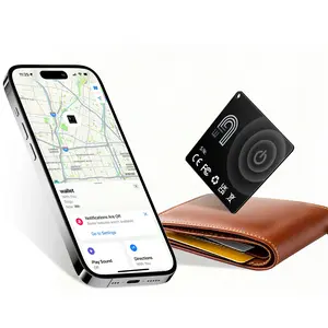 Mini Tracker Magicard Pro for iPhone, Works with Find My, Wireless Charging, Waterproof, Lost Device Protection, Wallet Car Key Finder, Smart Tracking Tag