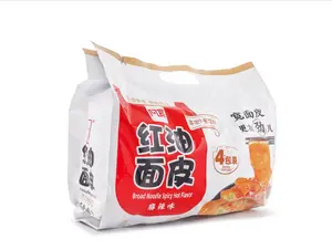 A Kuan Broad Noodles Sour & Hot Chili Oil 4pks