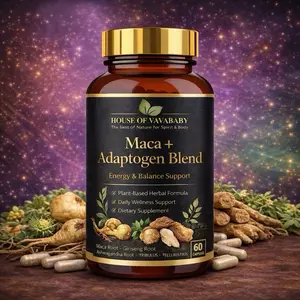 Maca Adaptogen Blend Energy - Natural Energy Boost with Adaptogens for Stress Management & Vitality Support