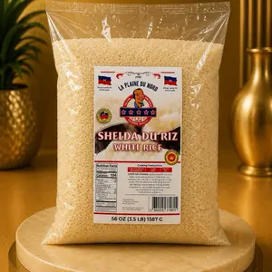 Shelda Du Riz Premium White Rice, Non-GMO, Long-Grain Rice for Daily Cooking & Family Meals , 3.5 lbs bag