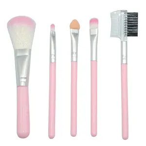 5-Piece Makeup Brush Set Tools