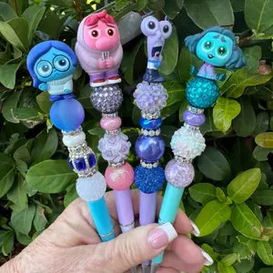 Beaded Pens No Extension - Creative Writing Tools with Unique Bead Design for Everyday Use
