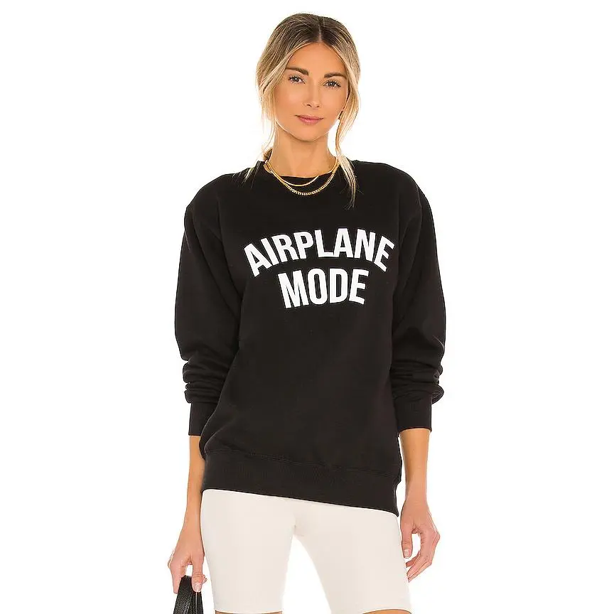 DEPARTURE Airplane Mode Sweatshirt in Black