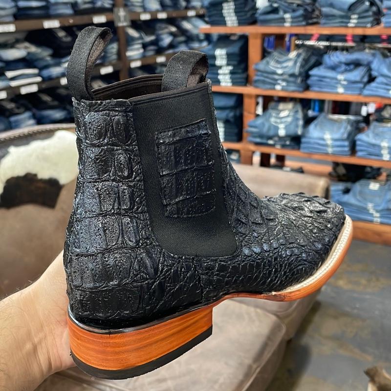 Botín Cocodrilo Nuca grabado Tennessee