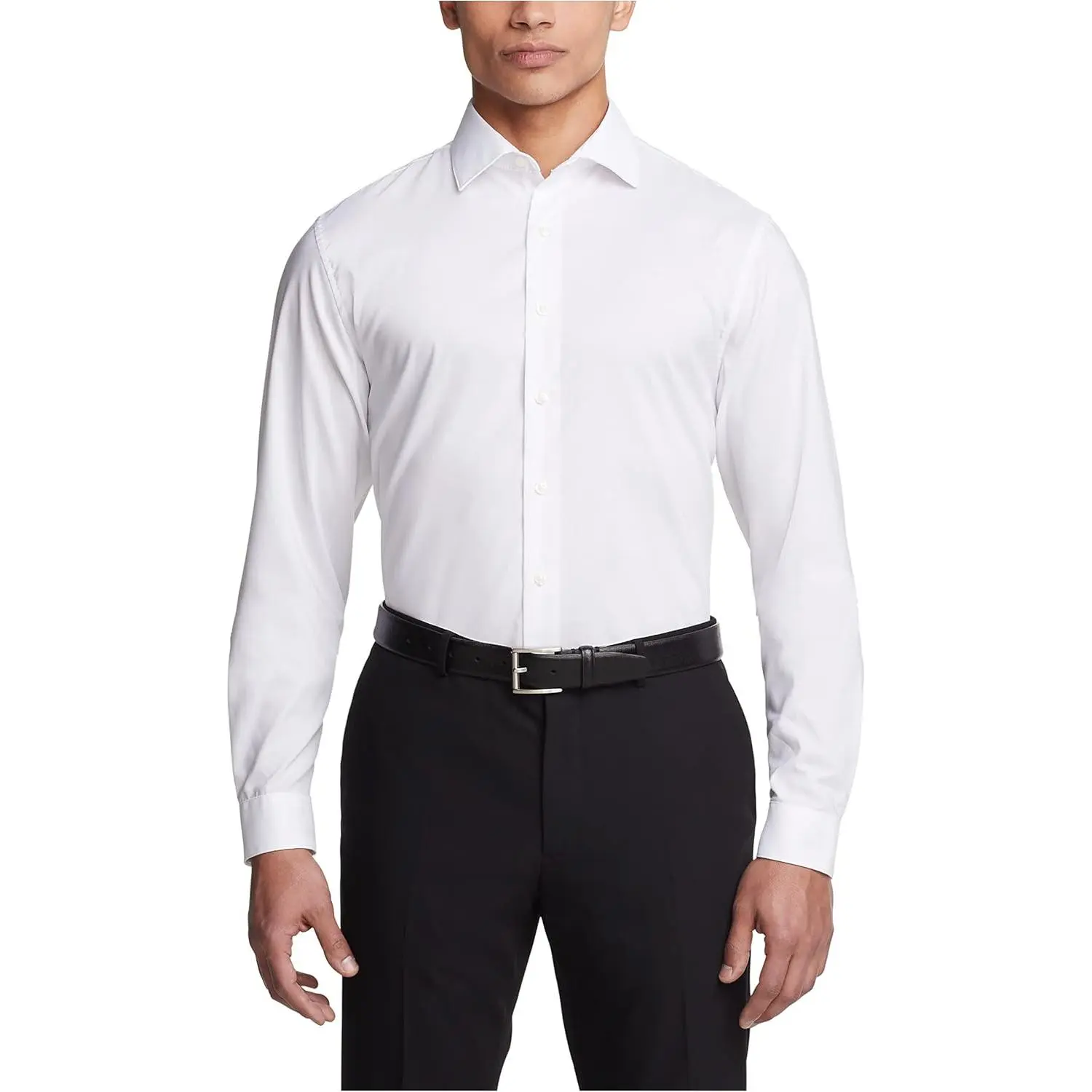 Men's Slim Fit Solid Dress Shirt - Amazon Exclusive