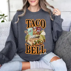 Taco Bell 90's Bootleg Crewneck Sweatshirt