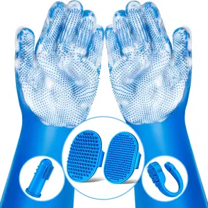 Washing brush gloves