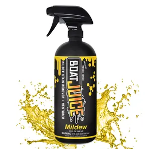 Boat Juice Mildew Stain Remover - Removes Mold & Mildew Stain from Boats - Mango Tango Scent - 32oz