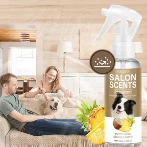 ROZINO Salon Fragrance Puppy Gulong Scent Spray - Odor Control for All Types of Puppies - 100ml Bottle - Professional Pet Care Product with Unique Pineapple & Coconut Scent