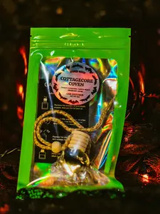 Wicked Waxes Cottagecore Coven Car Diffuser 8mL Gingham Type Sweet Clementine White Peach Fresh Air Musk Phthalate-Free Cruelty Free Hand-Assembled