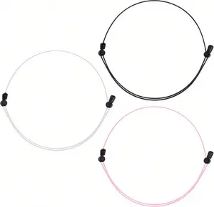 3Pcs Shirt Tuck Band for Women – Adjustable Elastic Top Belt, Latex & Polyester Waist Crop Band for Tucking Shirts & Sweaters (Black, White, Pink)