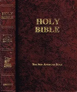 USED-The New American Bible - School and Church Edition by Fireside Study Edition HOLY BIBLE (Hardcover)