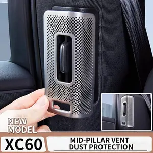 Volvo Xc60 S90 Xc90 V90 Center Console Side Vent Protection Cover, Second Row B Pillar Dustproof Shield, Automotive Interior Accessories