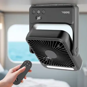 Cruise Approved Fan with Night Light, 10000mAh Ultra-Slim Travel Fan, 4-Speed, Hook Design, Portable Fan for Cruise Ship Cabin, Bedroom Sleeping, Camping, Travel & Cruise Essentials 2026