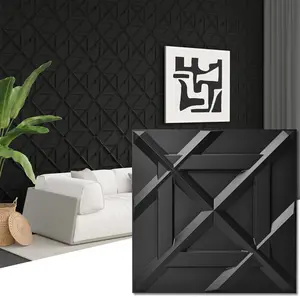 Art3d 3D PVC  Decorative Wall Tile, Pack of 12, 19.7 in. x 19.7 in., 32 Sq.ft/Case decorative wall panel Commercial Effortless Installation