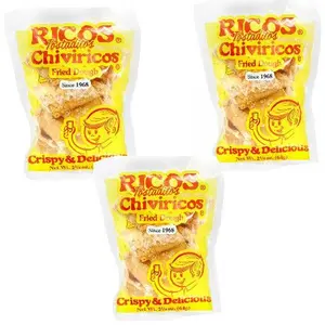 Crunchy Crispy Chiviricos Cubanos Fried Dough Snack Bites, 2 oz Each, Pack of 3