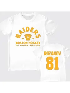 TV Heated Rivalry Hockey Jersey Ilya Rozanov Role-Playing Short-Sleeve Print Shirt Y2K Men's And Women's Streetwear Crew Neck T-Shirt