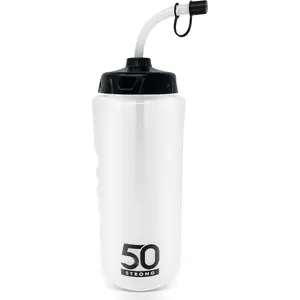 18-Pack Water Bottles with Straw: 1 Liter, Easy-Squeeze, Finger Grip, BPA-Free, Ideal for Sports Teams