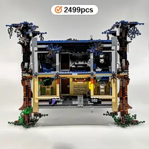 2499pcs 75810 Inverted World Model Display Blocks, Adult Brick Building Toys, Festival Gift, Unisex Figurines & Miniatures