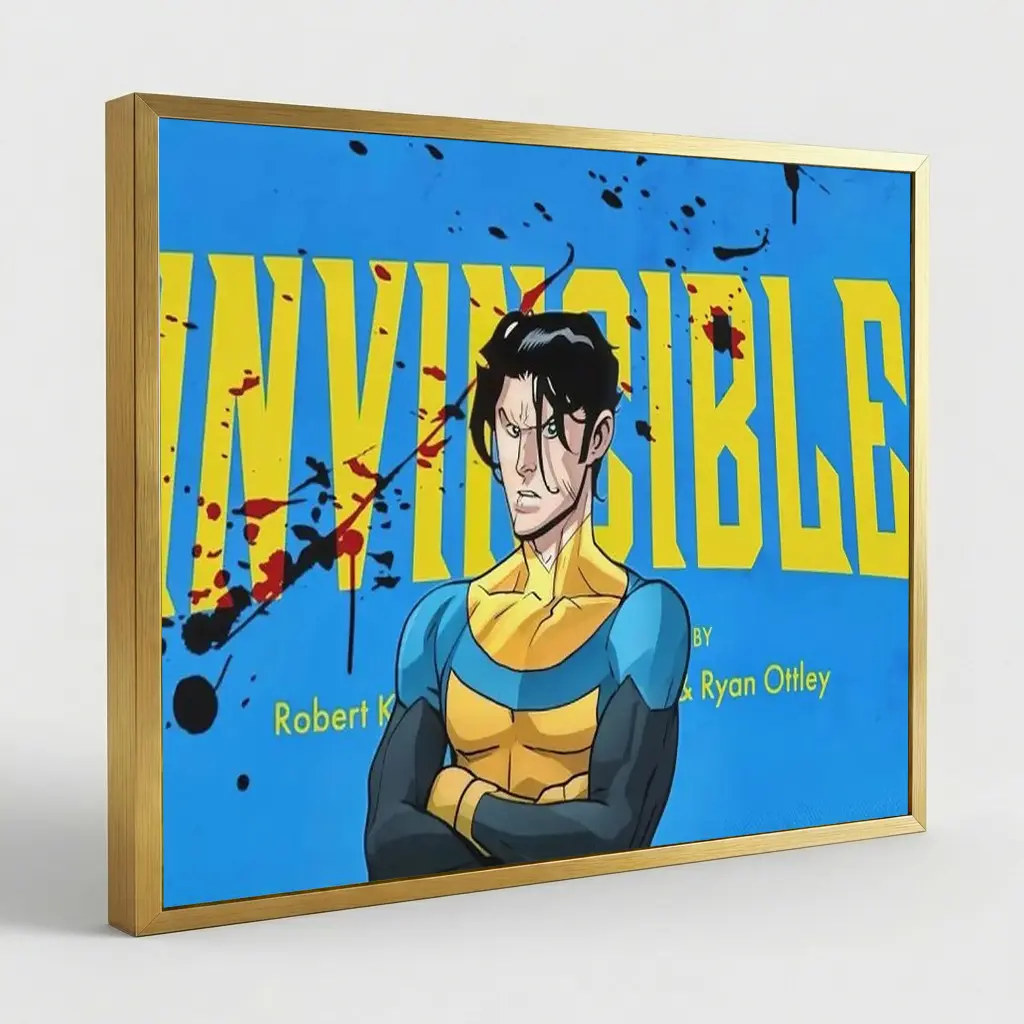 Style-11 Golden Metal Frame