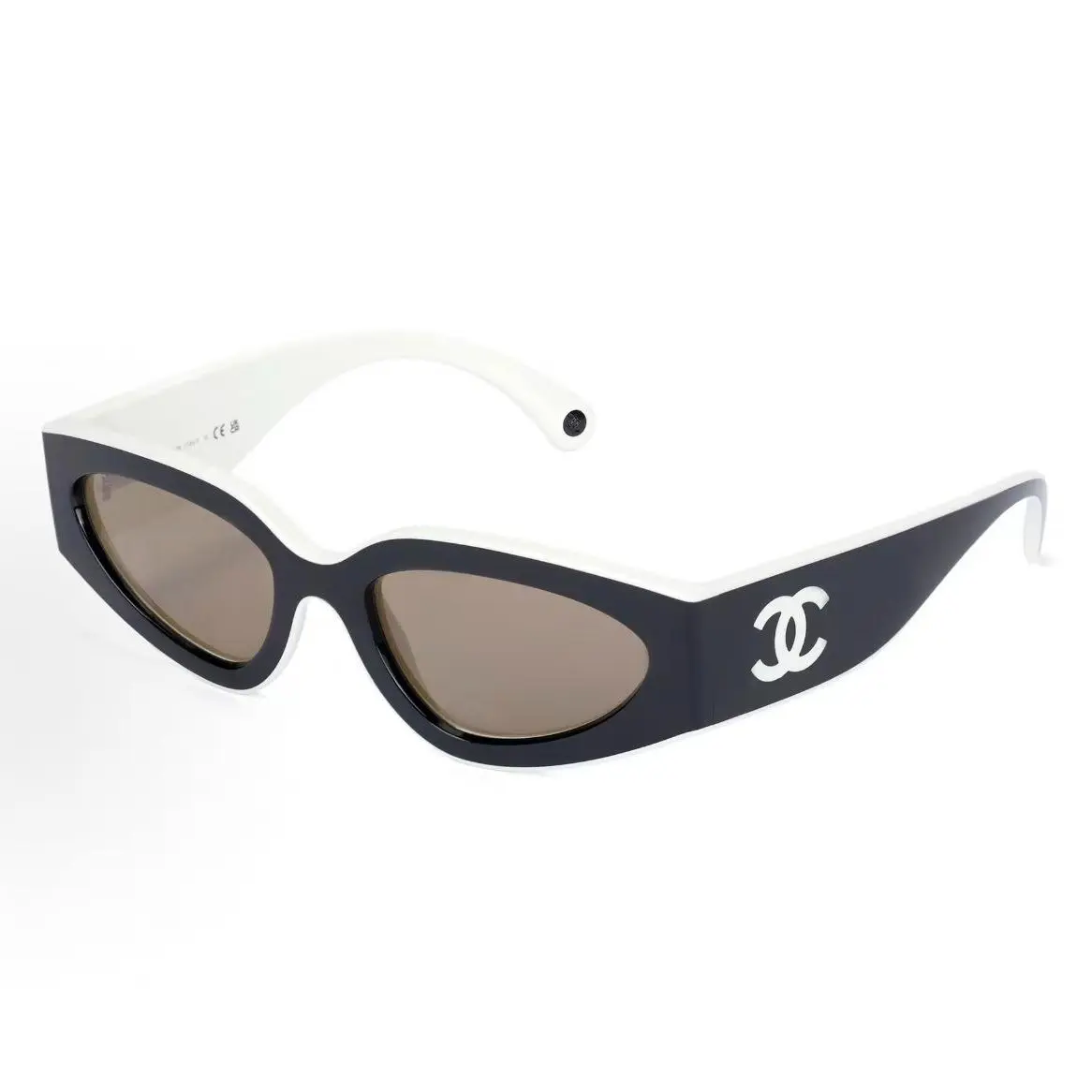 Pre-owned Brand New,CHANEL Two tone Cat eye Acetate Sunglasses Pre-owned Brand New,CHANEL Two tone Cat eye Acetate Sunglasses