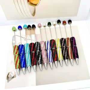 Twill Full Diamond Beaded Pen, DIY Fully Diamante Ballpoint Pen, Specialty Pen, Perfect Gift for Holidays, Office Supplies, Weddings & Birthdays