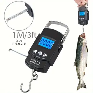 6pcs Fishing Gear Set with Digital Scale, Hook Remover, Lip Gripper & Pliers - Includes Sheath and Lanyard - Perfect for Anglers