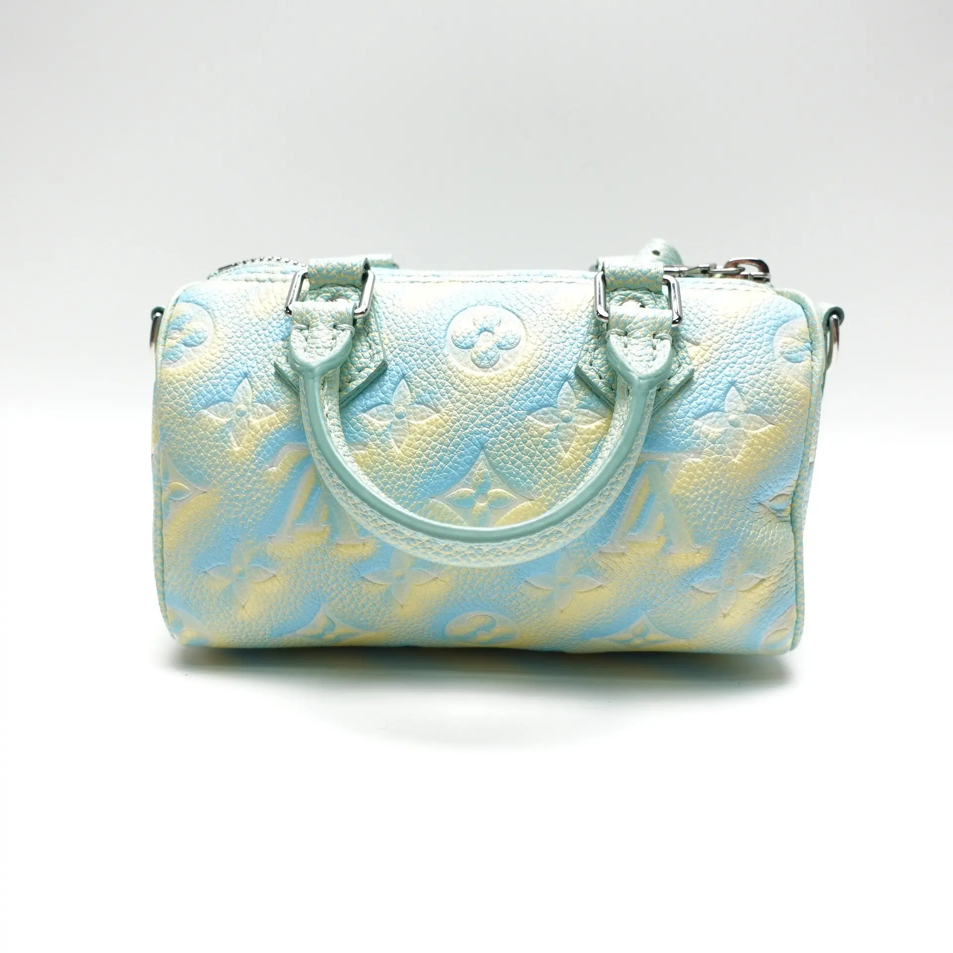 Pre-owned Louis Vuitton Monogram Empreinte leather Mini Bag Blue Yellow T10435923