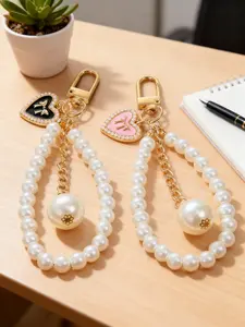 Heart Charm Keychain, Y2K Style, Perfect Gift for Her, Unique Accessory for Bags & Cars, Stylish Keychain, Valentine's Day Present