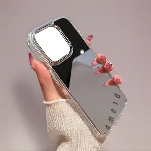 Makeup Mirror Phone Case for Women, Compatible with iphone 17promax 16, 15, 14, 13, 12, 11 Pro Max.Personalized Mirror Makeup Phone Protective Cover Suitable for 16, 15, 14 Plus, Shockproof Phone Case And Accessories.
