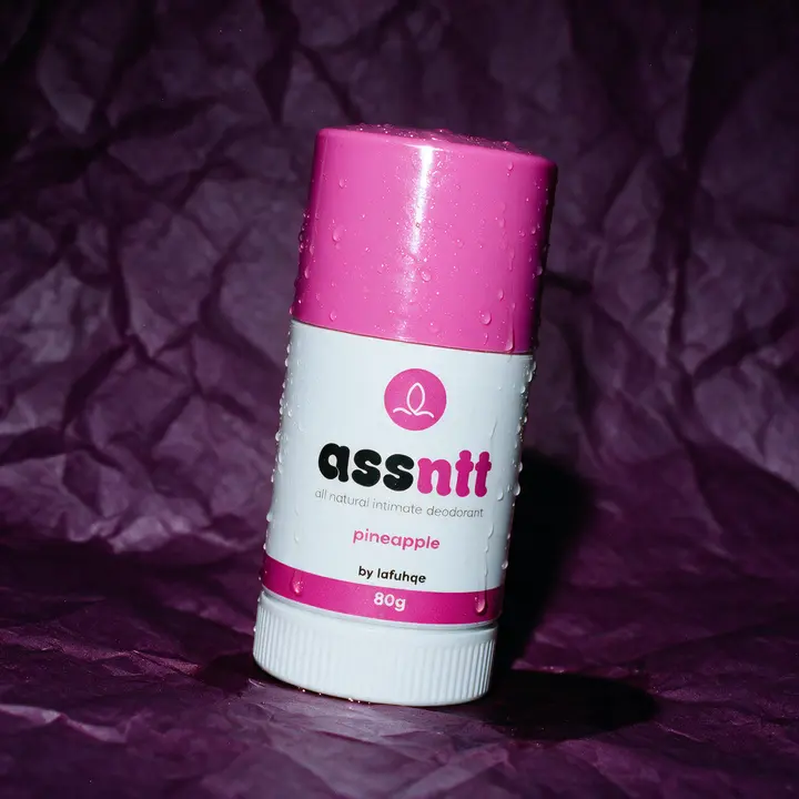 Assntt by LAFUHQE All Over Body Deodorant Stick, Aluminium Free and Baking Soda Free for Underarms, Under Bust and Inner Thighs, 80g