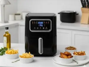 6L Digital Touch Screen Air Fryer — Modern, Energy‑Saving, Easy‑Use LCD