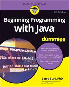 USED-Beginning Programming with Java for Dummies by Burd, Barry (Paperback)